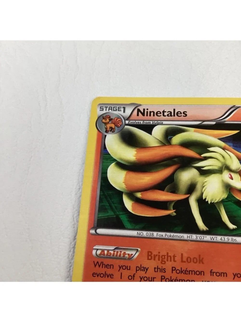 Ninetales 19/124 Dragons Exalted Pokemon TCG Holo Rare NM Condition